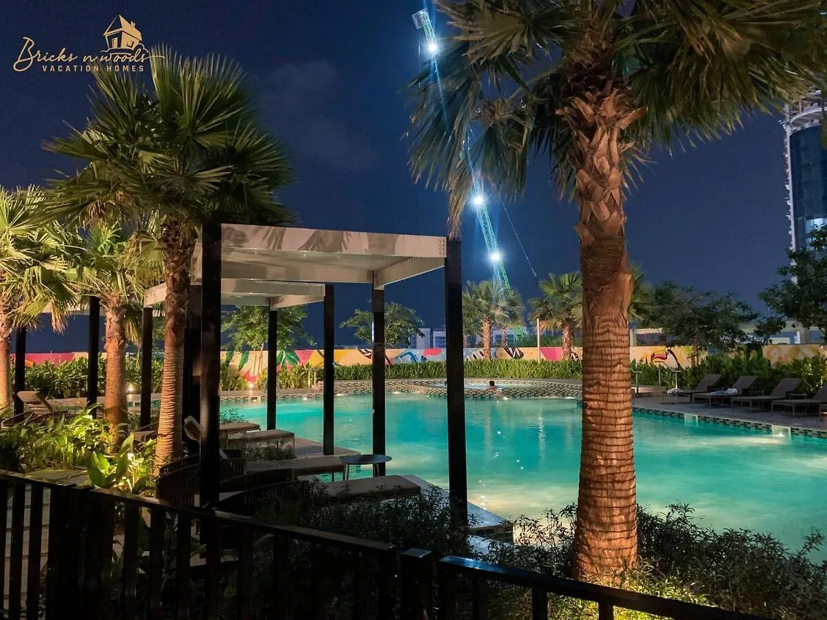 Elegant Sunset View 3Bhk 7Pax Villa Dubai Semesterbostad
