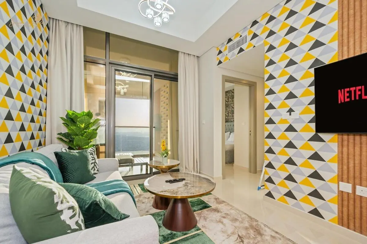 Semesterbostad Elegant Sunset View 3Bhk 7Pax Villa Dubai Förenade Arabemiraten